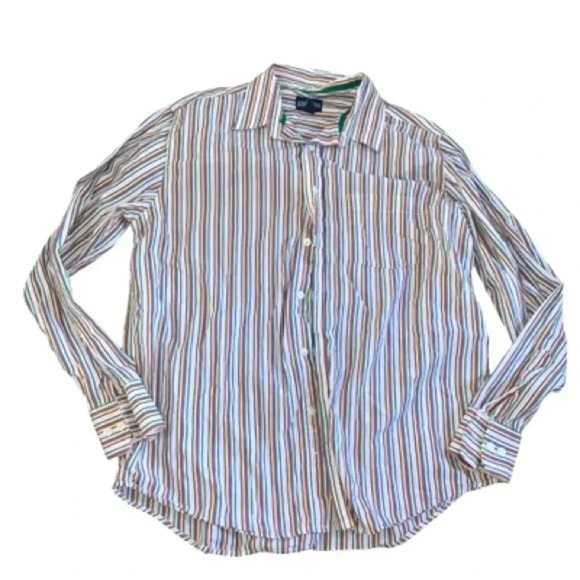 Y2k Aeropostale button down stripe shirt - Picture 1 of 3